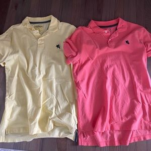 Men’s Express polos size medium.